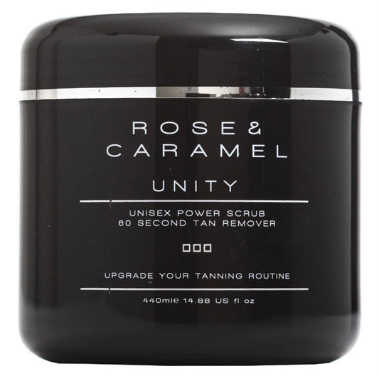 Rose & Caramel Unity Scrub 60 Second Tan Remover