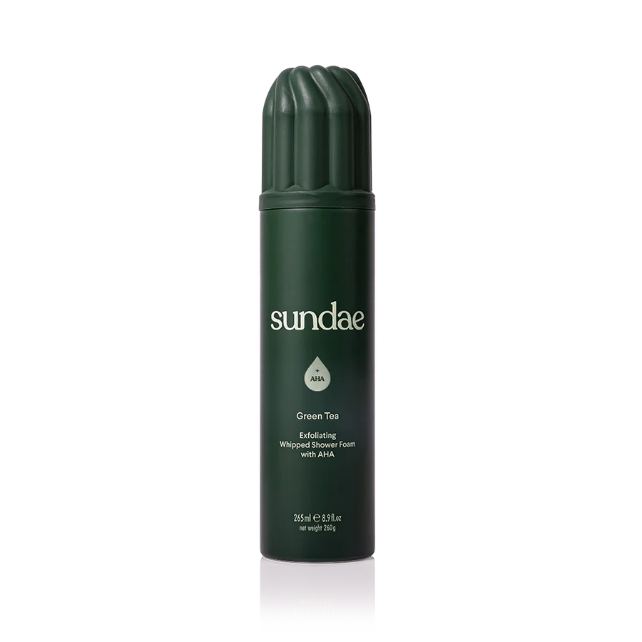 Sundae Exfoliating Whipped Shower Foam with AHA - Green Tea