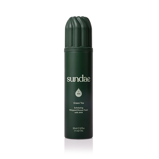 Sundae Exfoliating Whipped Shower Foam with AHA - Green Tea