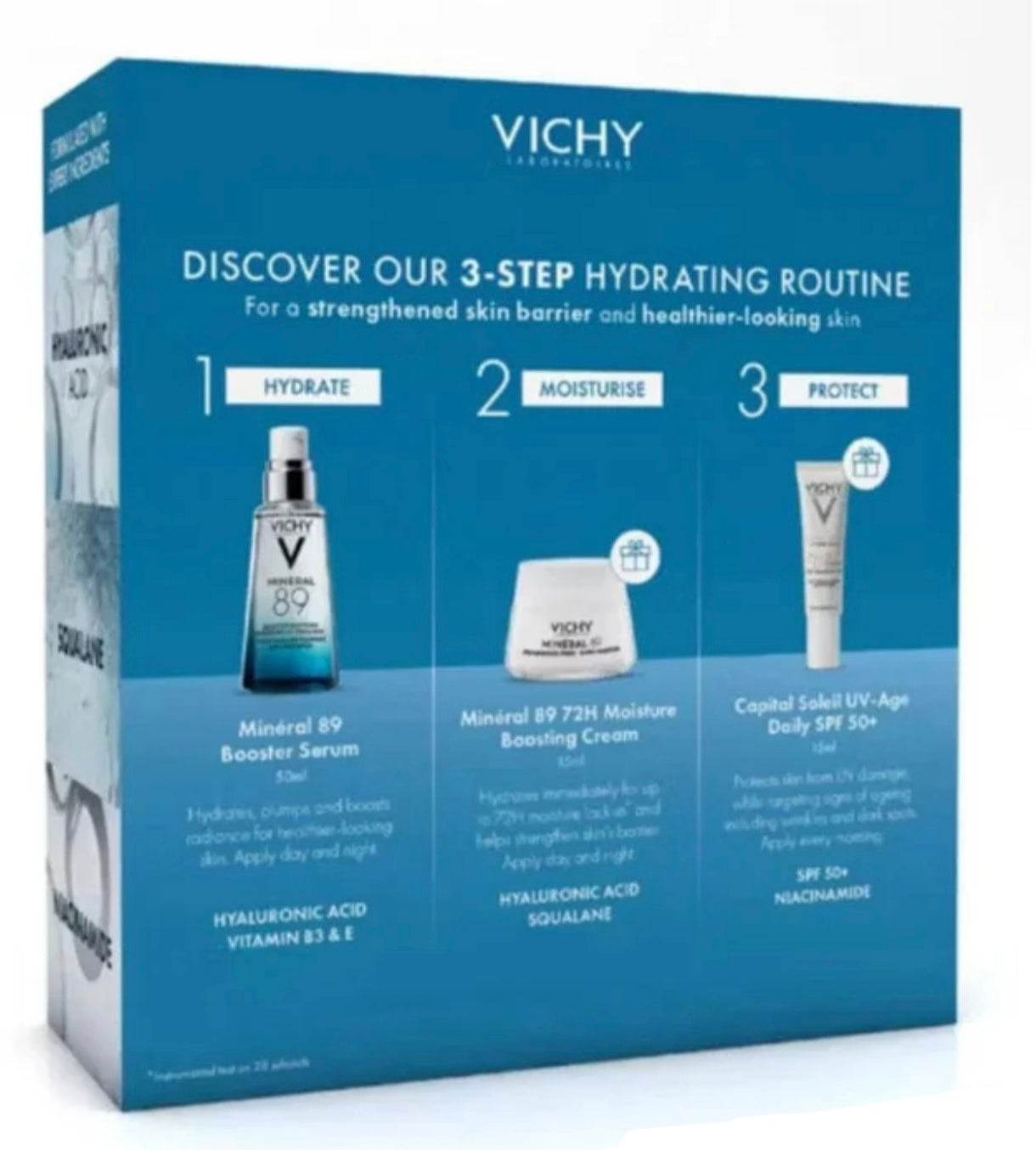 VICHY Daily hydration routine