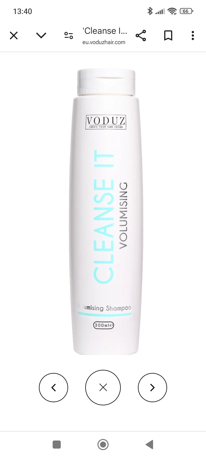 Voduz Cleanse It Volumising Shampoo