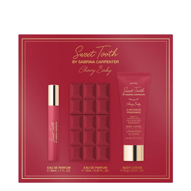 Sabrina Carpenter cherry baby set