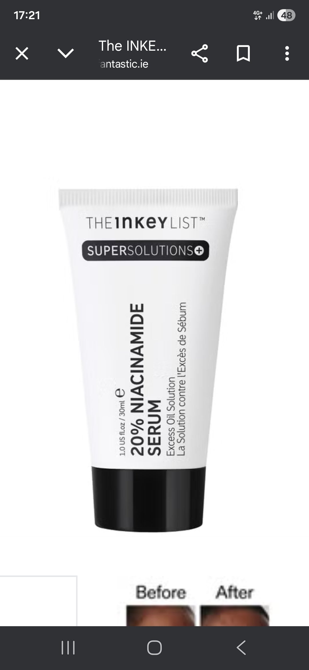 The Inkey list 20%niacinamide