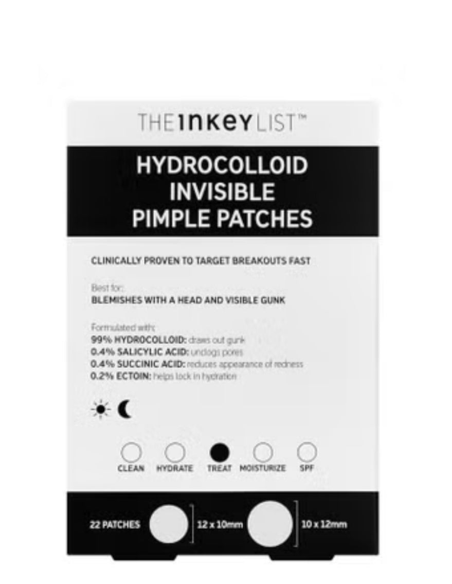 The Inkey List Hydrocolloid Invisible  Pimple Patches