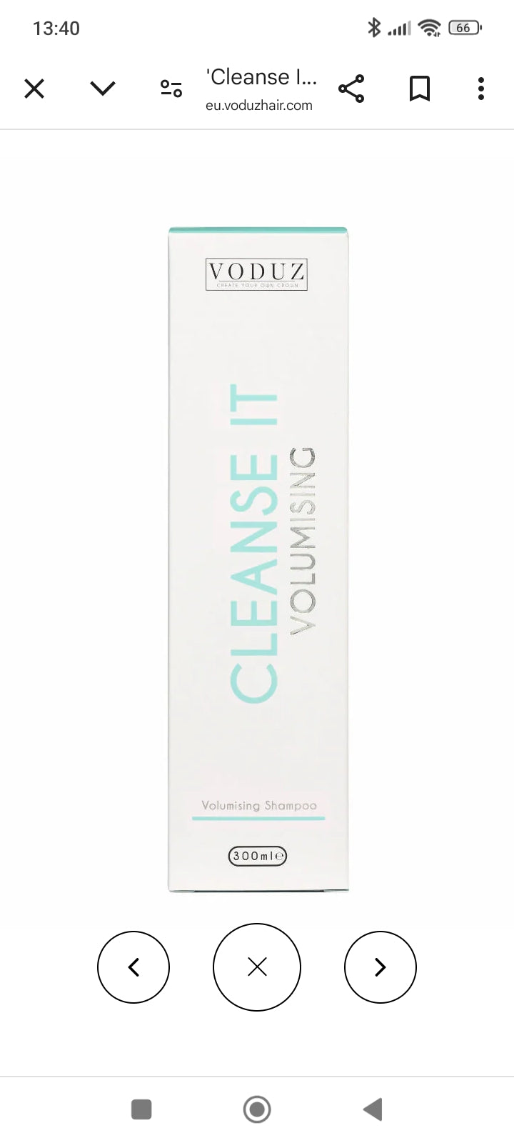 Voduz Cleanse It Volumising Shampoo
