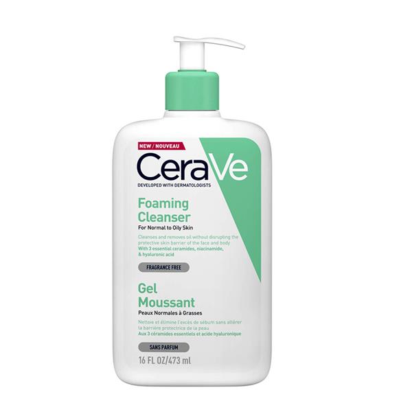 CeraVe - Foaming Cleanser Pump - For Normal to Oily Skin (473ml)