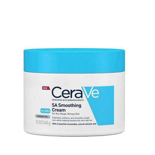 CeraVe - SA Smoothing Cream Tub - For Dry, Rough, Bumpy Skin (340g)
