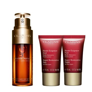 Clarins Double Serum 50ml+ creams