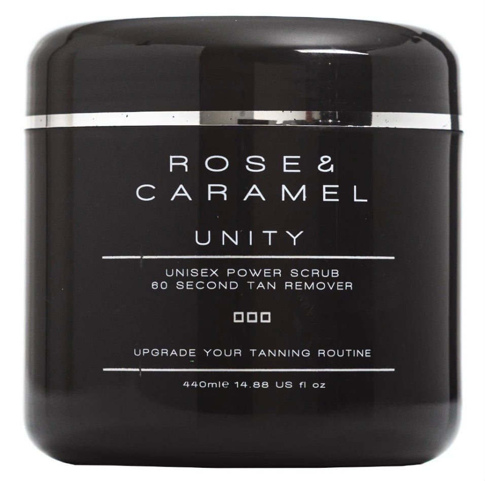 Rose & Caramel Unity Scrub 60 Second Tan Remover