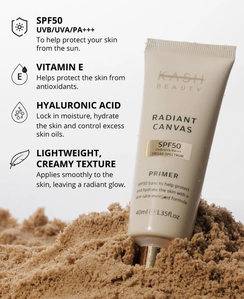 Kash beauty Radiant Canvas SPF50