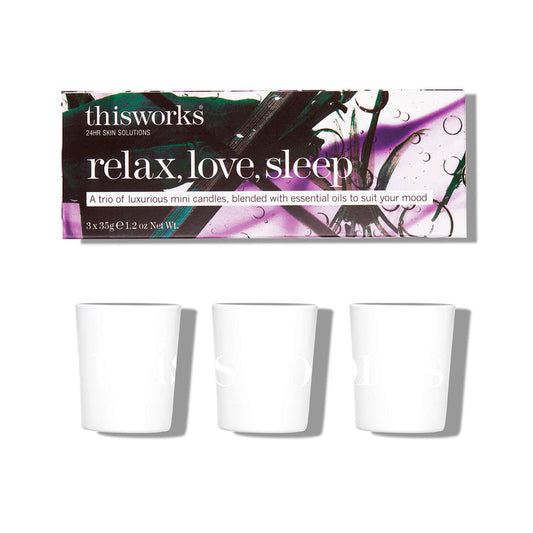 This Works Relax, Love, Sleep Candle Set