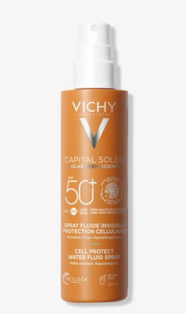 VICHY Capital Soleil SPF 50 cell protect invisible water fluid spray