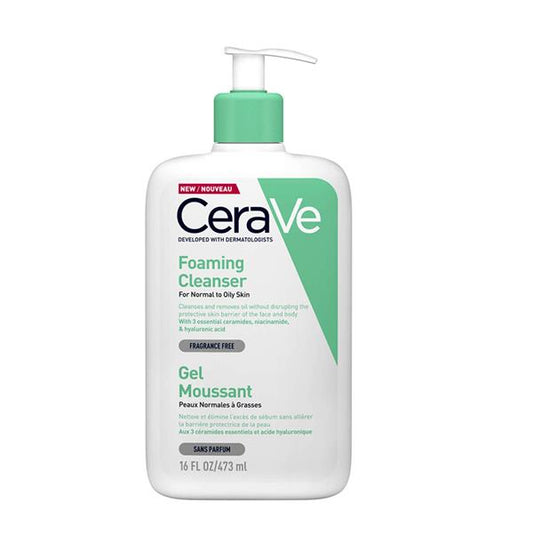 CeraVe - Foaming Cleanser Pump - For Normal to Oily Skin (473ml)