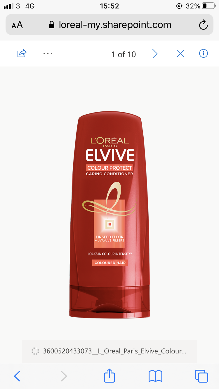 L’Oreal Elvive Colour Protect Caring Conditioner 250ml