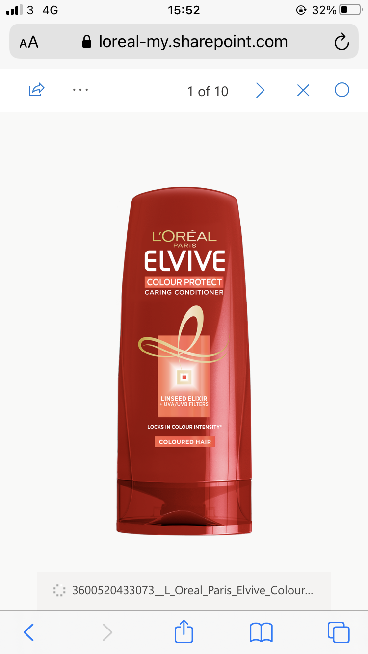 L’Oreal Elvive Colour Protect Caring Conditioner 400ml