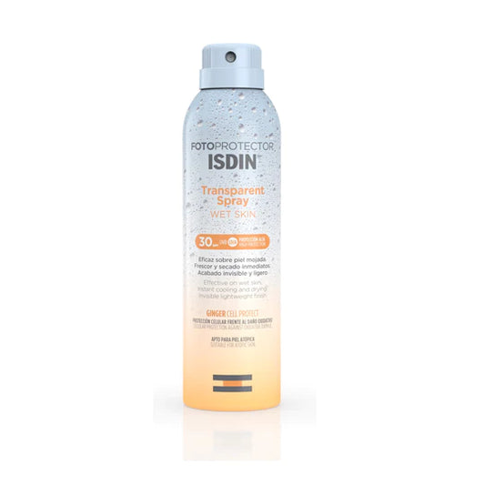 ISDIN TRANSPARENT SPRAY WET SKIN 30SPF