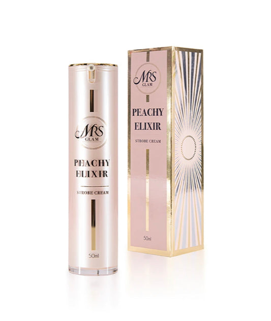 MRS GLAM- PEACHY ELIXIR STROBE CREAM