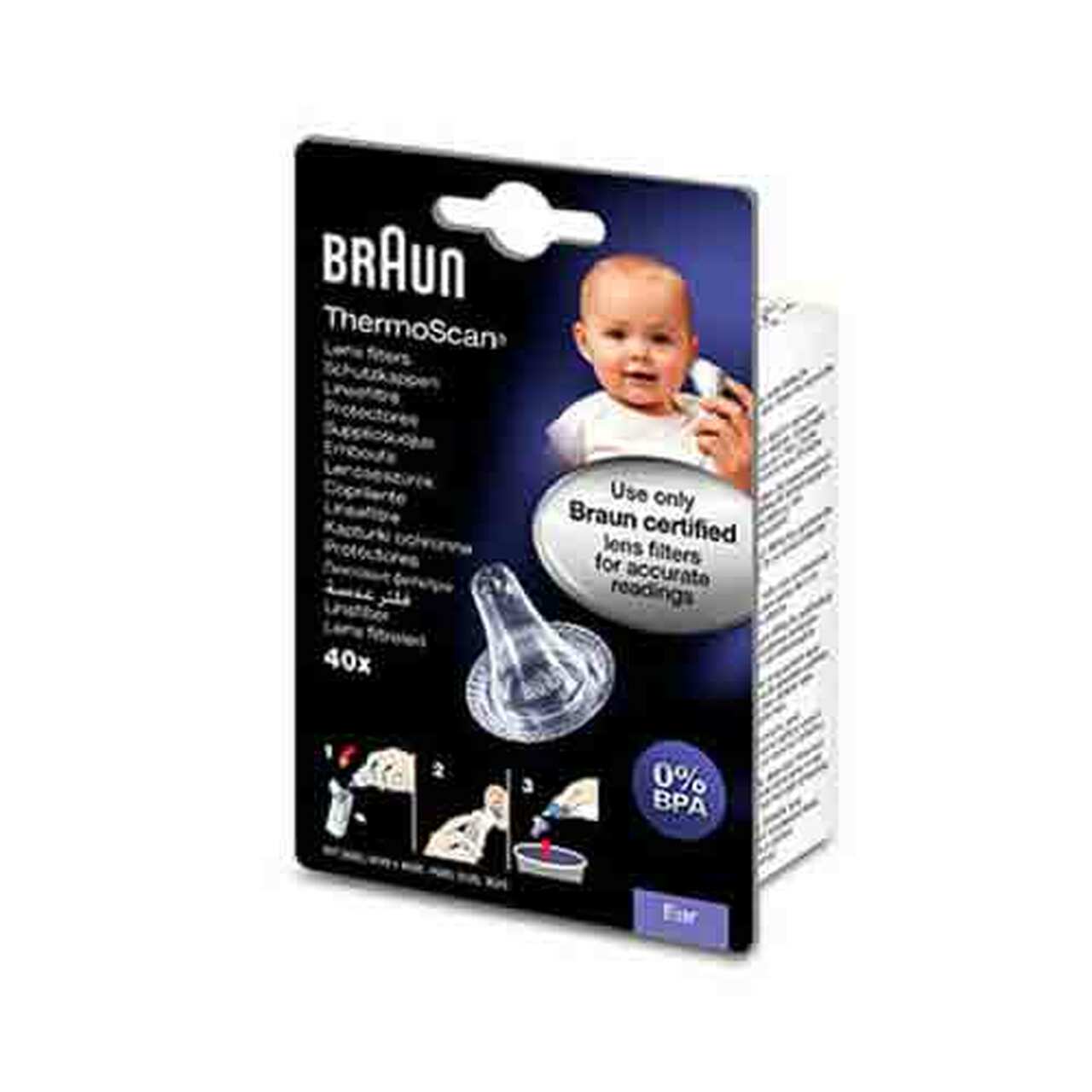 Braun Thermometer covers (40pk)