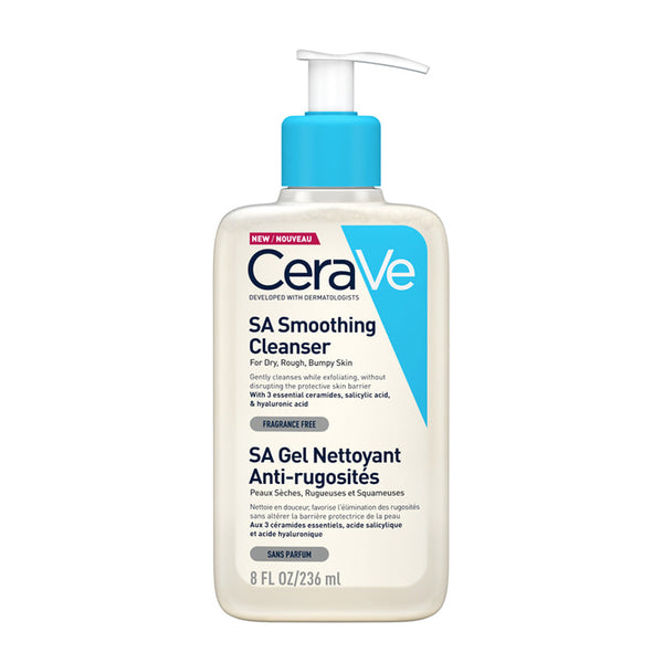 CeraVe - SA Smoothing Cleanser - For Dry, Rough, Bumpy Skin (236ml)