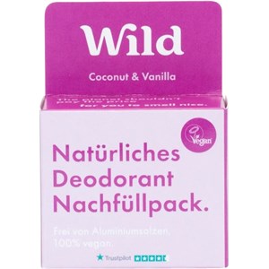 Wild natural deodrant refill coconut & vsnilla