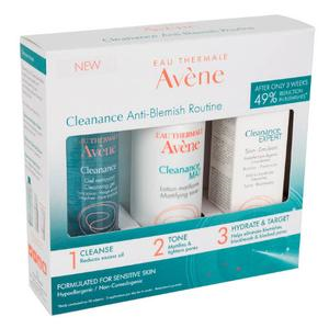 Avène – Cleanance Anti-Blemish Routine - Cleanance Cleansing Gel (100ml), Cleanance Mat Toner Lotion (200ml) & Cleanance Expert Lotion (40ml)