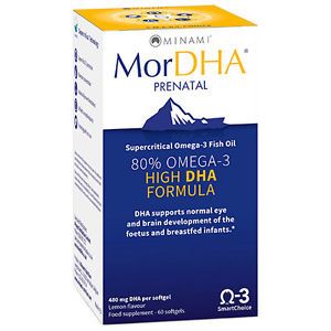 Minami – MorDHA Prenatal – 80% Omega-3 High DHA Formula (60 Softgels)