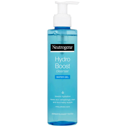 Neutrogena Hydro Boost Water Gel Facial Cleanser for Dry or Dehydrated Skin 200ml