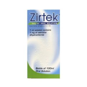 Zirtek 1mg/ml Oral Solution (100ml)
